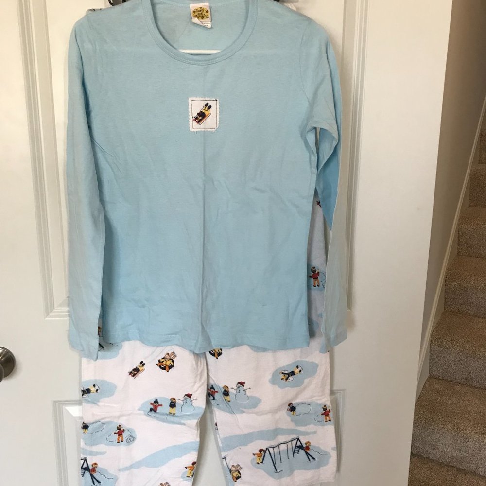 Toast and Jammies Pajama Set - Flannel Winter Print